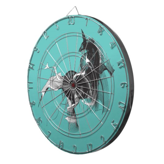 Digital Unicorn Dartbord (Voorkant Rechts)