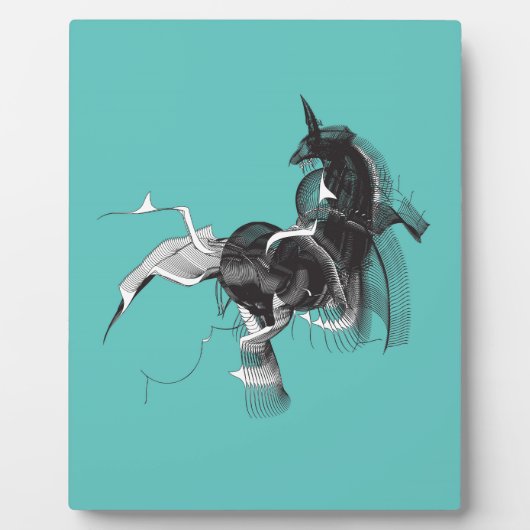 Digital Unicorn Fotoplaat (Voorkant)