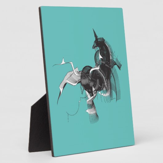 Digital Unicorn Fotoplaat (Zijkant)