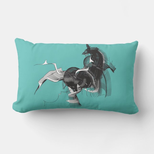 Digital Unicorn Kussen (Voorkant)