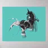 Digital Unicorn Poster (Voorkant)