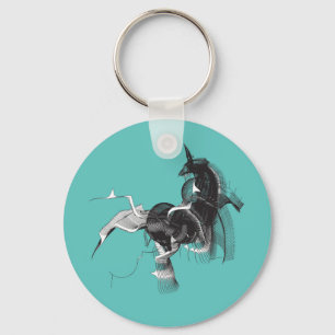 Digital Unicorn Sleutelhanger