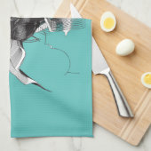 Digital Unicorn Theedoek (Quarter Fold)