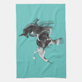Digital Unicorn Theedoek (Verticaal)