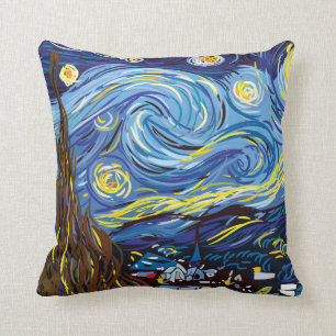 Digital Van Gogh Sierkussen
