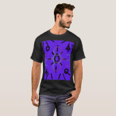 DIGITAL VIOLET MANDALA T-SHIRT (Voorkant volledig)