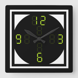 Digital Wall Clock Vierkante Klok