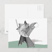 Digital Warrior Briefkaart (Voorkant / Achterkant)