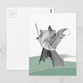 Digital Warrior Briefkaart (Voorkant / Achterkant)