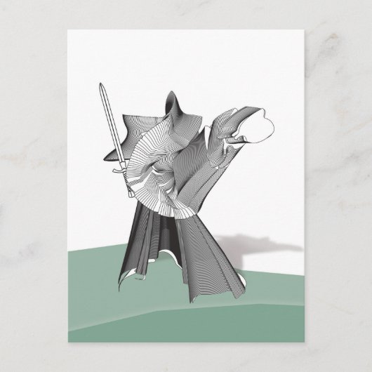 Digital Warrior Briefkaart (Voorkant)