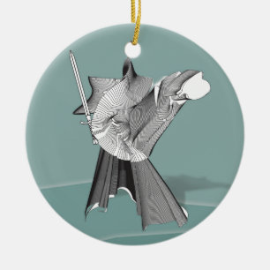 Digital Warrior Keramisch Ornament