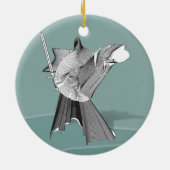 Digital Warrior Keramisch Ornament (Achterkant)