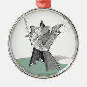 Digital Warrior Metalen Ornament (Voorkant)