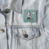 Digital Warrior Vierkante Button 5,1 Cm (In situ)