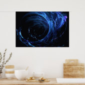 Digital Wave Poster (Keuken)