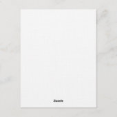 DIGITAL Wedding Attire Dress Code Cards Kaart (Achterkant)