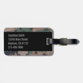 Digital Woodland Camouflage  Bagagelabel (Achterkant horizontaal)