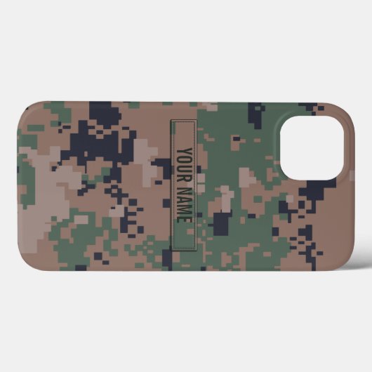 Digital Woodland Camouflage Case-Mate iPhone Case (Achterkant (horizontaal))