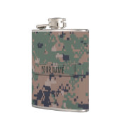 Digital Woodland Camouflage  Heupfles (Links)