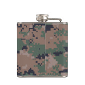 Digital Woodland Camouflage  Heupfles (Achterkant)