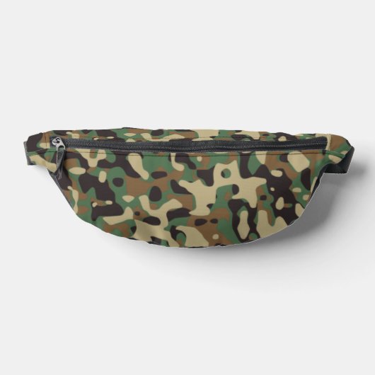 Digital Woodland Military Camouflage Pattern Heuptasje (Liggend)