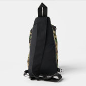 Digital Woodland Military Camouflage Pattern Sling Bag (Achterkant)