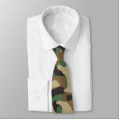 Digital Woodland Military Camouflage Pattern Stropdas (Gebonden)