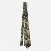 Digital Woodland Military Camouflage Pattern Stropdas (Achterkant)