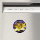 Digital Yellow Crocus Magneet (Insitu (Vaatwasser))