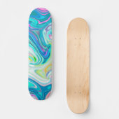 Digitalart Abstract Marbling G597 Skateboard (Voorkant)