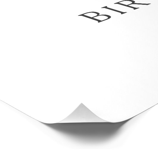 DIGITALE 18e verjaardag pompoen bloem Welkom Perfect Poster (Hoek)