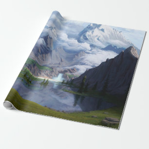 Digitale 3D illustrati Cadeaupapier