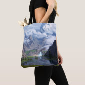 Digitale 3D illustrati Tote Bag (Dichtbij)