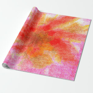 Digitale abstracte achtergrond met penseelpasta cadeaupapier