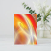 Digitale Abstracte computerverf Briefkaart (Staand voorkant)