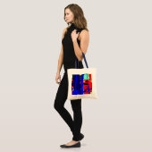 Digitale Abstracte expressionist 03 Tote Bag (Voorkant (model))