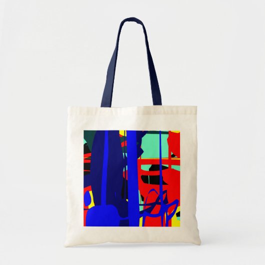 Digitale Abstracte expressionist 03 Tote Bag (Voorkant)