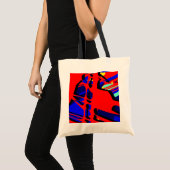 Digitale Abstracte expressionist 05 Tote Bag (Voorkant (product))