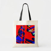 Digitale Abstracte expressionist 05 Tote Bag (Voorkant)