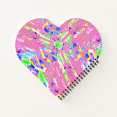 Digitale abstracte kunst die we chaos noemen notitieboek (Achterkant)