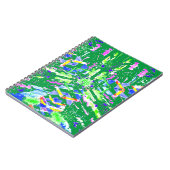 Digitale abstracte kunst die we chaos noemen notitieboek (Linkerzijde)