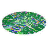 Digitale abstracte kunst die we chaos noemen snijplank (Hoek)