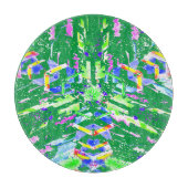 Digitale abstracte kunst die we chaos noemen snijplank (Voorkant)