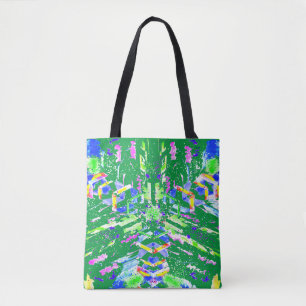 Digitale abstracte kunst die we chaos noemen tote bag