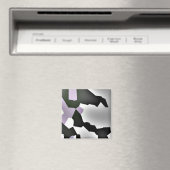 Digitale Abstracte kunst met gefragmenteerde droom Magneet (Insitu (Vaatwasser))
