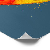 Digitale Abstracte kunst Poster (Hoek)