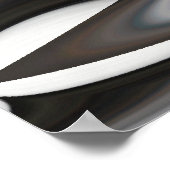 Digitale Abstracte kunst Poster Print (Hoek)