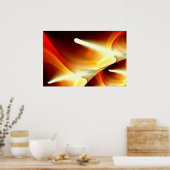 Digitale Abstracte Prints - Computer Art Posters (Keuken)