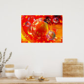 Digitale Abstracte schilderijen maken moderne Post Poster (Keuken)