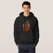 Digitale Abstracte Schildering Van Een Kat 31 Hoodie (Voorkant volledig)